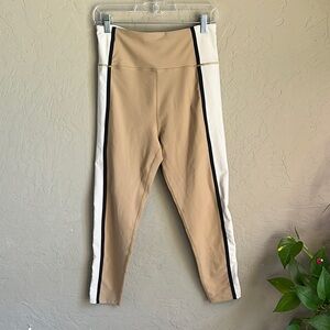 SAGE size large Stylish Tan and‎ Cream Leggings